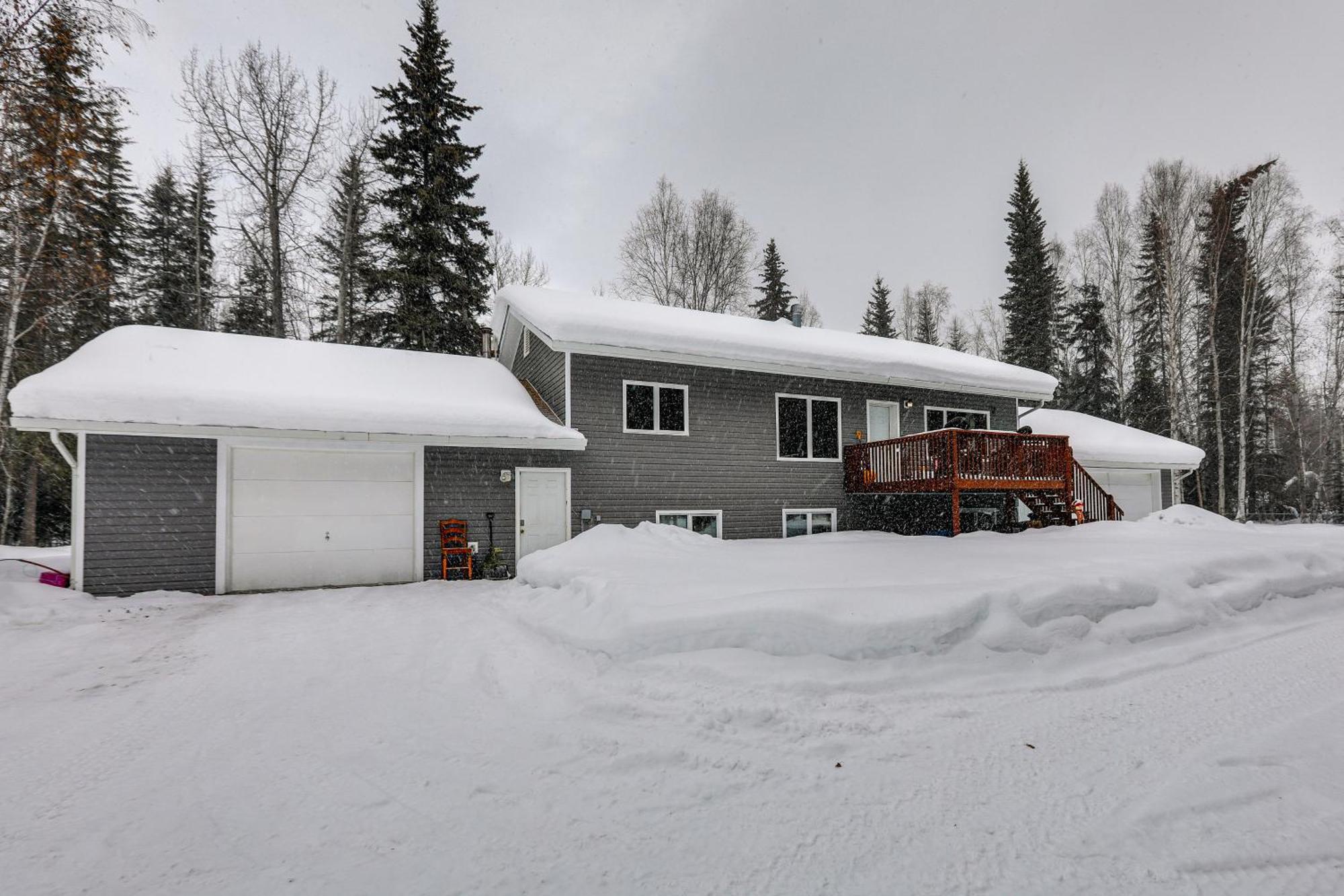 North Pole Escape With Deck And Aurora Lights Views! Vila Exterior foto
