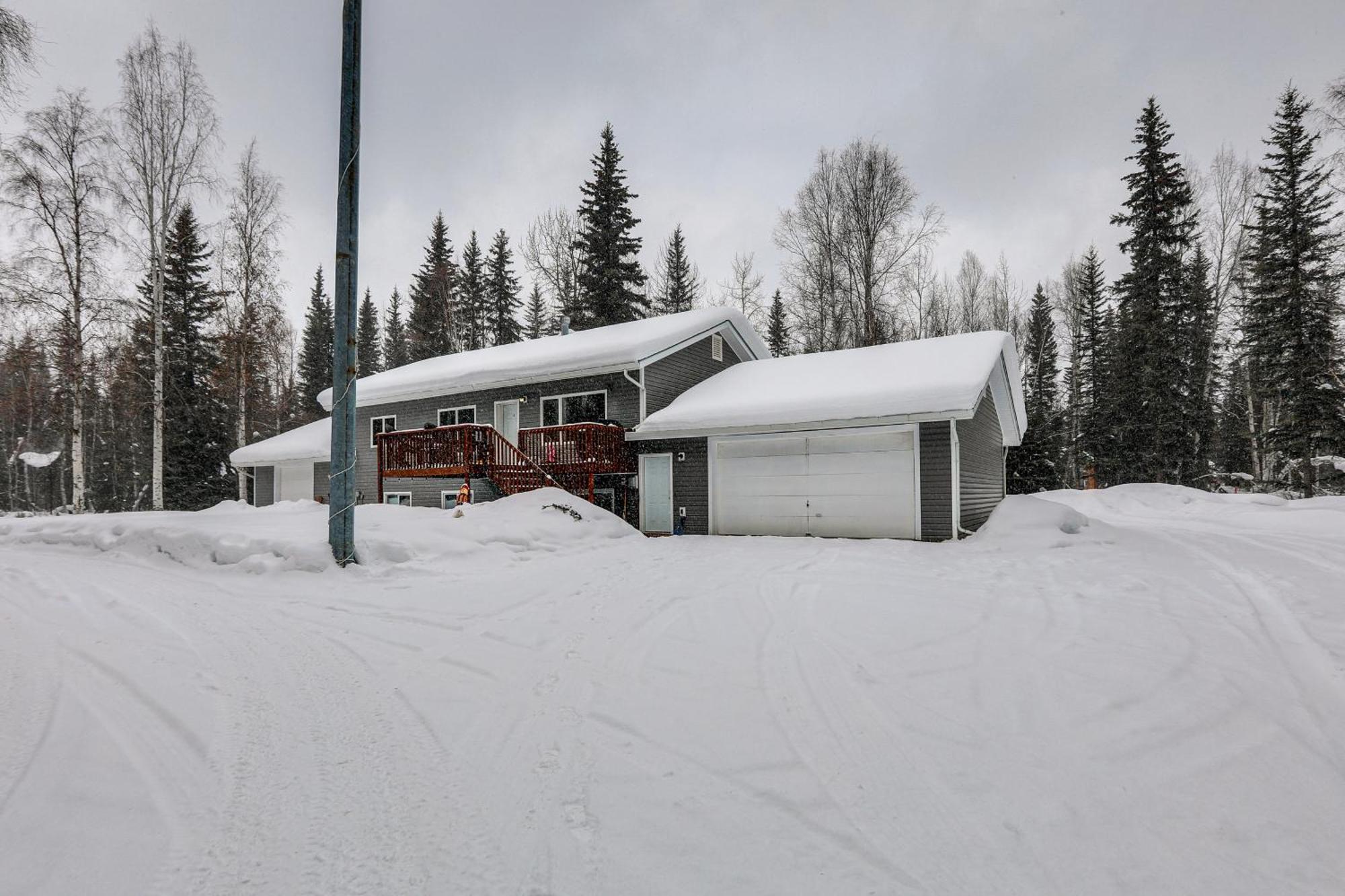 North Pole Escape With Deck And Aurora Lights Views! Vila Exterior foto